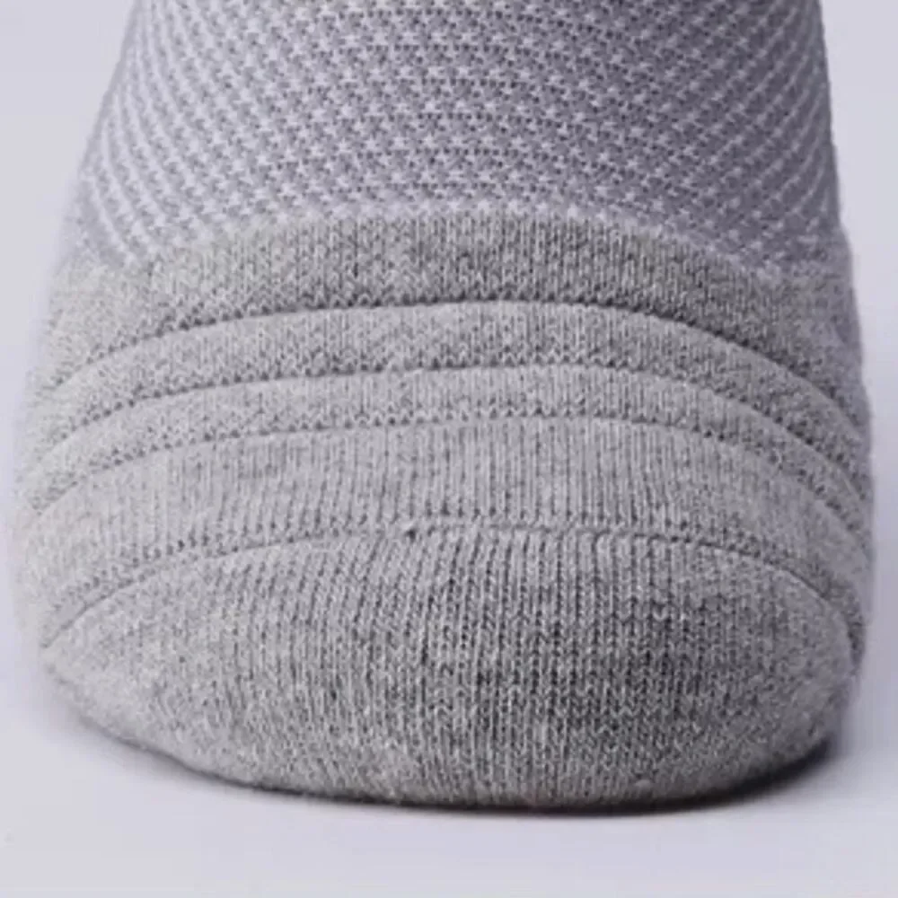 Athletic Running Ankle Socks Low Cut Cushioned Anti-slid Sports Socks  3Pairs
